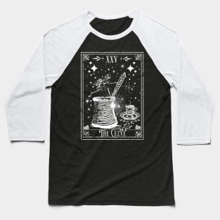 The Cezve Turkish Coffee Tarot Card Baseball T-Shirt